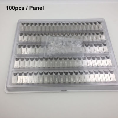 Il RJ45 le spine modulari Cat7 hanno protetto l'oro in due pezzi di progettazione 50u dei connettori 8P8C placcato