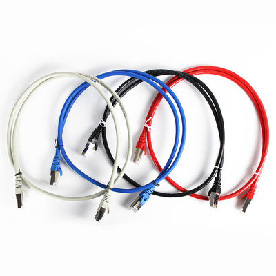 Il RJ45 le spine modulari Cat7 hanno protetto l'oro in due pezzi di progettazione 50u dei connettori 8P8C placcato
