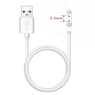 Pogo 2 Pin Connector 4mm lancia il cavo magnetico della tassa di dati di USB per lo Smart Watch portatile degli spremiagrumi