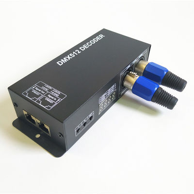 Il decodificatore di DC12V~24V IL RGB RGBW 3CH 4CH DMX512 con il visualizzatore digitale DMX a PWM ha condotto il regolatore della luminosità della striscia