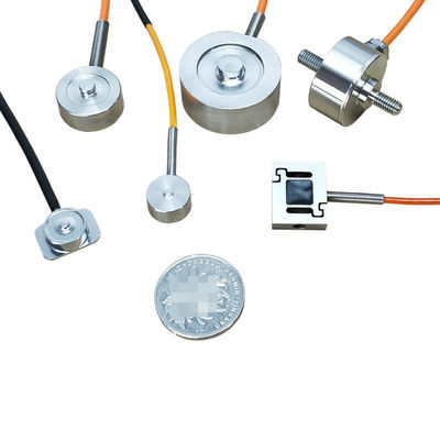Piccolo sensore miniatura 5N 10N 100N 200N del film sottile di tensione di compressione di acciaio inossidabile Mini Micro Button Load Cell