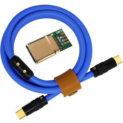 tipo palladio 100W di 6mm O.D USB 3,1 del cavo della tassa di C che addebita gli Smart Phone delle compresse dei computer portatili
