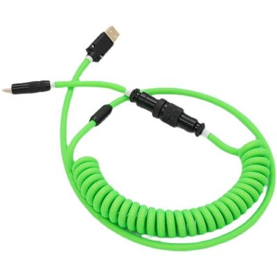 Il tipo sezionale il carico di C USB cabla il kit di cablaggi arrotolato staccabile della tassa di dati della tastiera meccanica