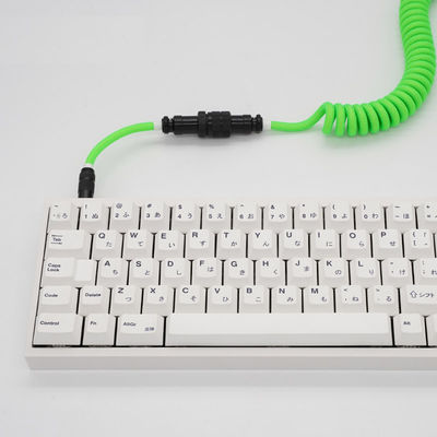 Il tipo sezionale il carico di C USB cabla il kit di cablaggi arrotolato staccabile della tassa di dati della tastiera meccanica