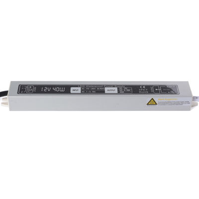 La CC 12V 40W che accende il driver impermeabile Power Supply IP67 del trasformatore LED ha introdotto l'adattatore di AC170-250V per la striscia del LED