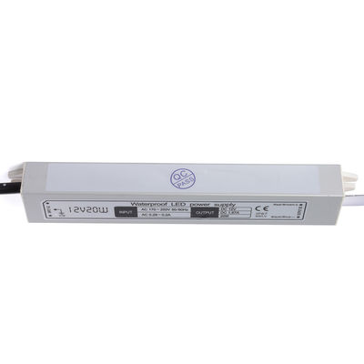 La CC 12V 20W che accende il driver impermeabile Power Supply IP67 del trasformatore LED ha introdotto l'adattatore di AC170-250V per la striscia del LED