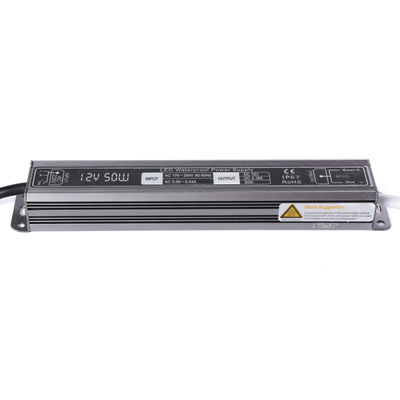La CC 12V 50W che accende il driver impermeabile Power Supply IP67 del trasformatore LED ha introdotto l'adattatore di AC170-250V per la striscia del LED