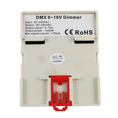 Il modo RGB di AC90-240V 3 ha condotto l'uscita massima leggera del regolatore della luminosità 0-10V 1A del triac del regolatore DMX ogni Manica