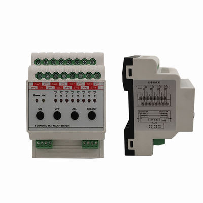Modo 16A del modulo di commutatore del relè dell'unità di controllo di illuminazione dello Smart Home 8 in conformità con il protocollo di RS485 Modbus