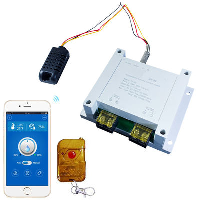 2 corredo telecomandato astuto di Amazon Alexa Google Homekit Temperature Humidity del commutatore del relè di modo 30A WiFi rf
