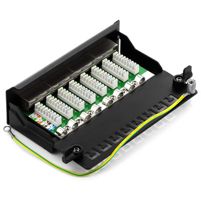 8 separatore del contenitore di distributore commerciale del distributore commerciale di cavo del quadro d'interconnessione del supporto RJ45 della parete di Pacthpanel UTP del porto Cat6