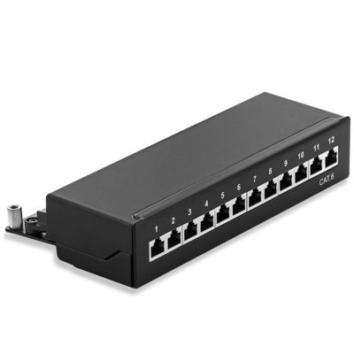 12 separatore del contenitore di distributore commerciale del distributore commerciale di cavo del quadro d'interconnessione del supporto RJ45 della parete di Pacthpanel UTP del porto Cat6