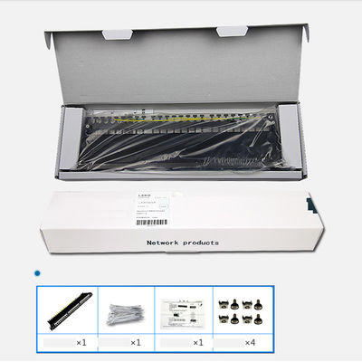 24 quadri d'interconnessione di Pacthpanel UTP RJ45 del porto Cat6 x a 19 pollici Rackmount 1U