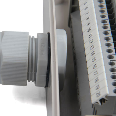 Scatola di giunzione impermeabile del cavo IP65 80*250*70mm un corredo di 6 di modi UK2.5B di baccano blocchetti terminali della ferrovia
