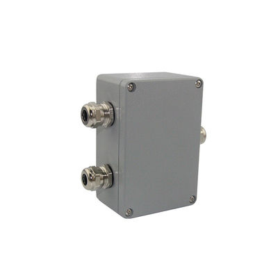 1 in fuori scatola di giunzione di alluminio di distribuzione via cavo 2 impermeabilizzi con i blocchetti terminali 120*80*55mm