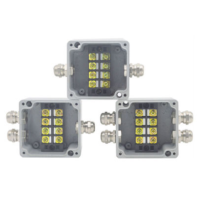 600V 35A Teminal blocca con la scatola di giunzione di alluminio fusa sotto pressione sigillata del progetto di caso di recinzione 86*76*57mm