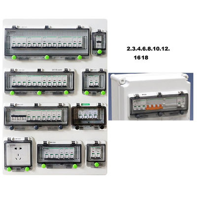 Modo all'aperto impermeabile di plastica 2 3 4 5 6 8 10 12 16 18 del contenitore di interruttore del commutatore di recinzione elettrica della parete IP67