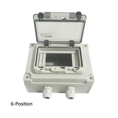 Modo all'aperto impermeabile di plastica 2 3 4 5 6 8 10 12 16 18 del contenitore di interruttore del commutatore di recinzione elettrica della parete IP67