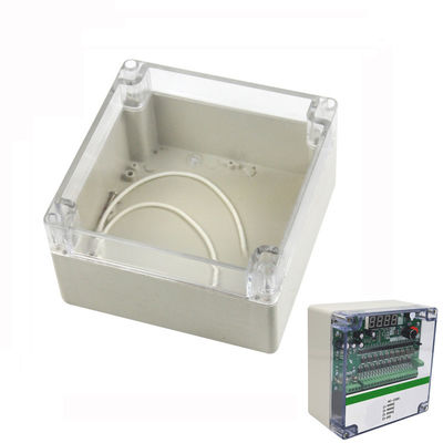 Copertura impermeabile di giunzione della scatola 160*160*90mm di recinzione elettrica di plastica di distribuzione chiara