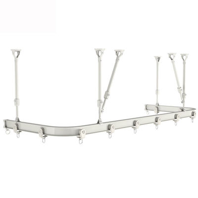 Bovindo di alluminio curvo resistente di Palo Rod Bendable Curtain Track Rail per il divisorio