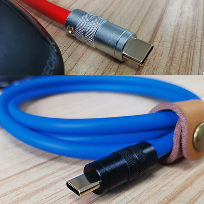 tipo palladio 100W di 6mm O.D USB 3,1 del cavo della tassa di C che addebita gli Smart Phone delle compresse dei computer portatili