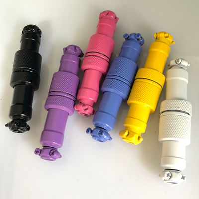 4 connettore circolare resistente della spina GX12 GX16 dell'incavo di aggancio di aviazione colorato perni dei pin 5