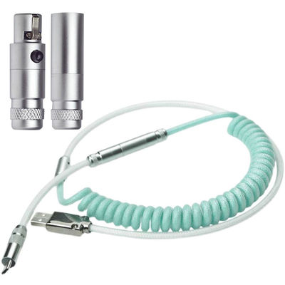 Audio tipo-c porto dell'accoppiamento del connettore del metallo XLR 4P del microfono del cavo meccanico della tastiera