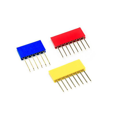 60pcs ha colorato il connettore lungo diritto del PWB di Pin Header 11mm Pin Socket di singola fila di 2.54mm