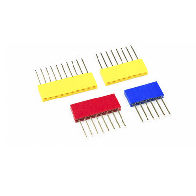 60pcs ha colorato il connettore lungo diritto del PWB di Pin Header 11mm Pin Socket di singola fila di 2.54mm