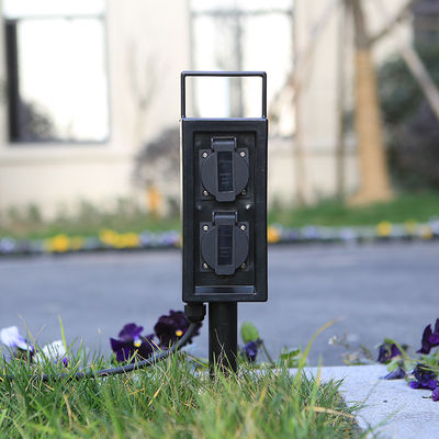 Palo all'aperto 10A AC250V della presa di corrente di corrente elettrica del plugin del prato inglese della In-terra del giardino