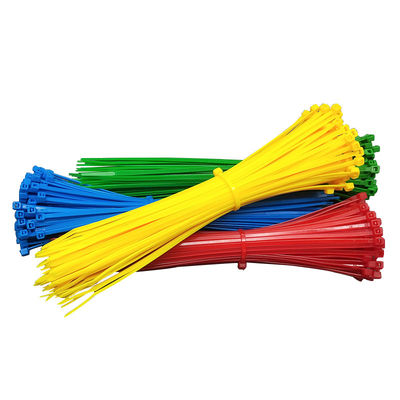 legami d'imballaggio autobloccanti di nylon di plastica variopinti dello zip del cavo del cavo di 150mm x di 2.5mm