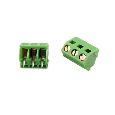 5.0mm Pitch PCB Soldering Connector di montaggio di vite blocchi terminali 45° ingresso laterale