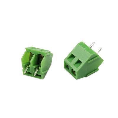 5.0mm Pitch PCB Soldering Connector di montaggio di vite blocchi terminali 45° ingresso laterale