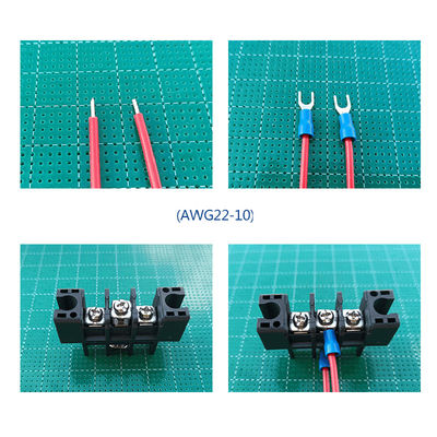 alimentazione di 600V 40A 100A 75A 150A attraverso il passo fissato al muro dei blocchetti terminali della barriera 13.0mm 16.0mm 21.0mm 27.0mm