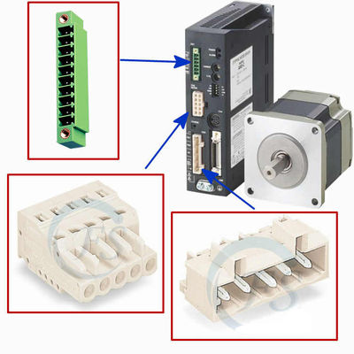 i blocchetti terminali della vite del PWB del passo di 3.81mm tappano + angolo diritto Pin Header con la flangia