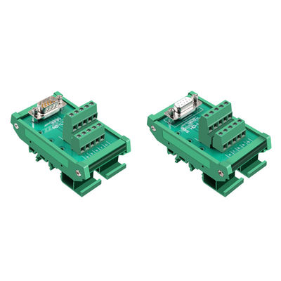 Sotto bordo di sblocco del blocchetto terminali di 9 Pin Single End Male Female connettori di DB9 D