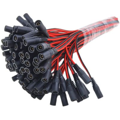 femmina a 10 pollici del cavo di estensione della treccia di corrente continua di 2.1mm x di 5.5mm (30cm)