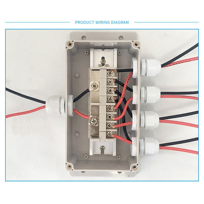 Supporto impermeabile della parete della scatola di giunzione di distribuzione via cavo 158*90*60mm con il corredo dell'Assemblea dei connettori