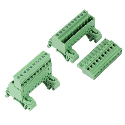 5.08mm/0,2&quot; ferrovia Pluggable di baccano dei blocchetti terminali della vite del passo che monta 300V 10A