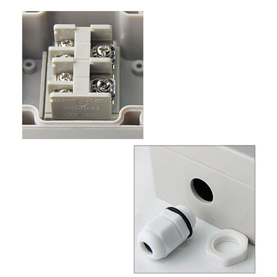 Supporto impermeabile della parete della scatola di giunzione di distribuzione via cavo 158*90*60mm con il corredo dell'Assemblea dei connettori