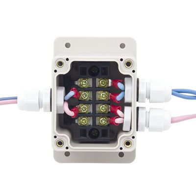 Recinzione elettrica che accende la scatola di giunzione del cavo 63*58*45mm con il supporto della parete dei connettori impermeabile