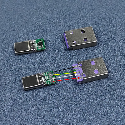 Tipo tastiera meccanica di USB 3,1 del corredo di DIY dei telefoni cellulari di Shell Data Charge Cable For della spina del connettore del metallo di C