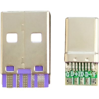 Tipo tastiera meccanica di USB 3,1 del corredo di DIY dei telefoni cellulari di Shell Data Charge Cable For della spina del connettore del metallo di C