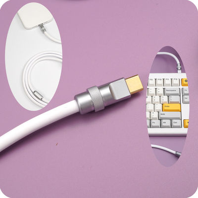 Tipo tastiera meccanica di USB 3,1 del corredo di DIY dei telefoni cellulari di Shell Data Charge Cable For della spina del connettore del metallo di C