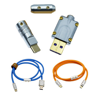 Tipo tastiera meccanica di USB 3,1 del corredo di DIY dei telefoni cellulari di Shell Data Charge Cable For della spina del connettore del metallo di C