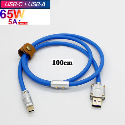 Tipo tastiera meccanica di USB 3,1 del corredo di DIY dei telefoni cellulari di Shell Data Charge Cable For della spina del connettore del metallo di C