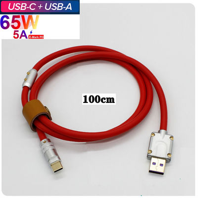 Tipo tastiera meccanica di USB 3,1 del corredo di DIY dei telefoni cellulari di Shell Data Charge Cable For della spina del connettore del metallo di C