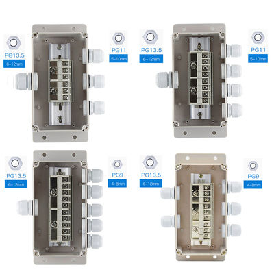 Supporto impermeabile della parete della scatola di giunzione di distribuzione via cavo 158*90*60mm con il corredo dell'Assemblea dei connettori