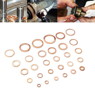 568pcs 30 gradua il corredo secondo la misura piano di rame metrico IMPA813080 di Ring Washer Gaskets Assortment Set