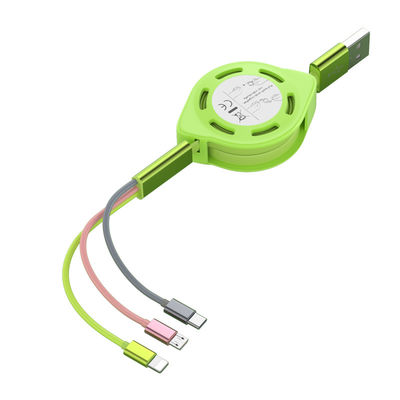Il tipo rapido dati di USB della tassa del cavo 5A di C fa pagare il cavo liquido 20cm - 100cm estraibili del silicone